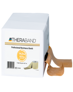 TheraBand Resistance Exercise Band, Gold, Maximum, 45.5m Roll