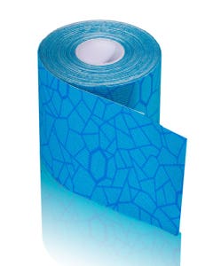 TheraBand Kinesiology Tape, 5.1cm x 5m roll, Blue-Blue