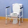 Homecraft Adjustable Height and Width Toilet Surround, Steel