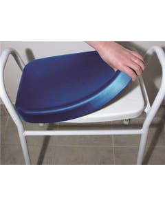 PADDED SEAT COVER FOR MOULDED SHOWER STOOL SEAT