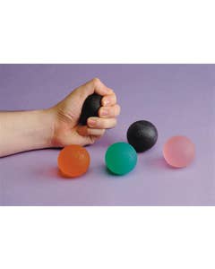 Gel Ball Hand Exercisers, Set of 5 (1 of each colour)
