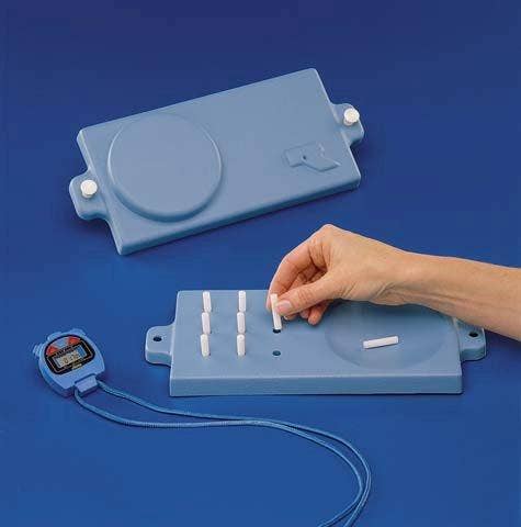 Jamar 9-Hole Peg Test Kit, with Stopwatch