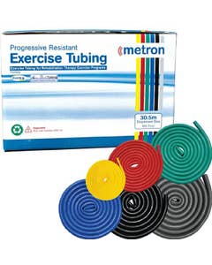Metron Exercise Tubing, Silver, XX-Extra Firm, 1.8m