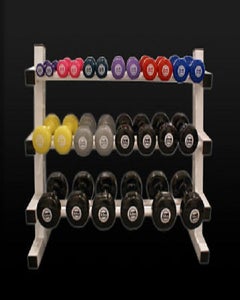 3 Tier Dumbbell Stand, Silver