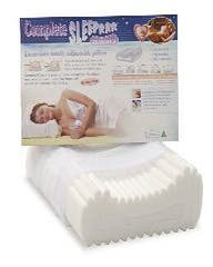 Complete Sleeprrr Pillow, Deluxe Traditional Foam (38 x 58 x 11 & 12cm)