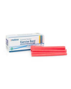 Metron Exercise Band, Red, Medium, 5.5m