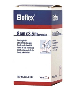 Eloflex High Stretch Compression Bandage, 10cm x 3.5m unstretched, Beige, Roll