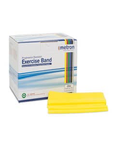 Metron Exercise Band, Yellow, Light, 25m