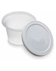 Sammons Preston Putty Container, with Lid, 88ml (3oz), 10/pack