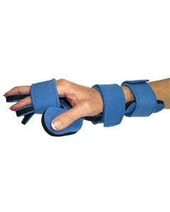 Comfyprene Hand Separate Finger Orthosis, Adult, Right, Dark Blue