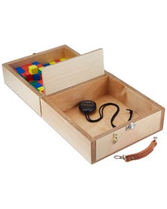 Box & Block Test, with 150 Coloured Wooden Blocks