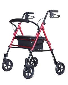 Days Rollator, Boxed, Heavy Duty, Red