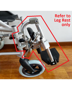 Elevating Leg Rest, Standard 46cm, to suit Days Swift Wheelchairs, Right