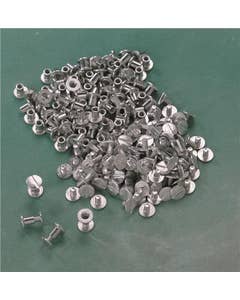 Aluminium Screw Rivets, 6.4mm Shaft length, 50/set