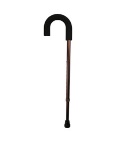 Crook Handle Walking Stick, Bronze