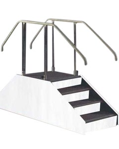Deluxe Up and Over Stairs with Adjustable Handrail - 670mm