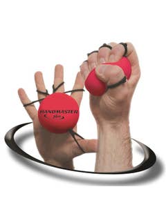 Handmaster Plus, Medium, Red Ball, Black Cords, for Late Rehabilitation