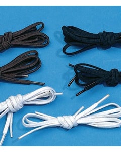 Tylastic Shoelaces, 3mm x 66cm, White, 4 Pair/pack