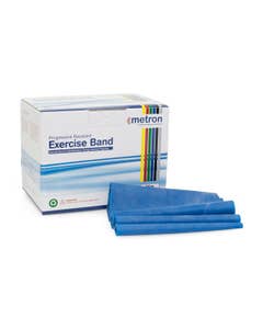 Metron Exercise Band, Blue, Extra Firm, 25m