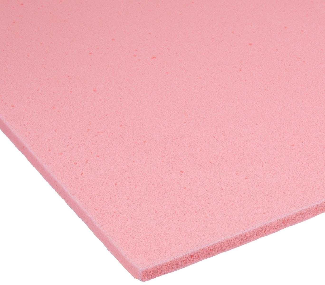 Rolyan Temper Foam, Self-Adhesive, Soft Density, 9.5mm x 41 x 61cm, Pink, 2/pack