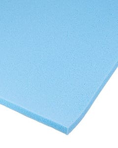 Rolyan Temper Foam, Self-Adhesive, Medium Density, 9.5mm x 41 x 61cm, Blue, 2/pack