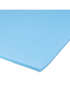 Rolyan Temper Foam, Self-Adhesive, Medium Density, 9.5mm x 41 x 61cm, Blue, 2/pack