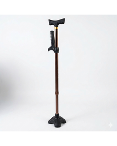Days Sit to Stand Assist T-Handle Walking Stick with Lever, Bronze