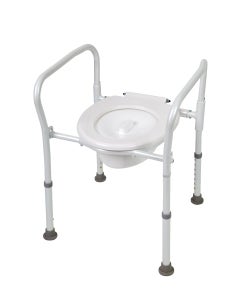 Homecraft Aluminium Folding Over Toilet Aid, without Bucket and Lid