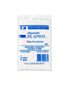 Disposable PE Apron, 810x1350mm, 1000/ctn individually wrapped