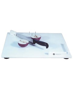 Combination Cutting Board, 18 x 12", with Chef's Knife attached and 3 spikes, right handed