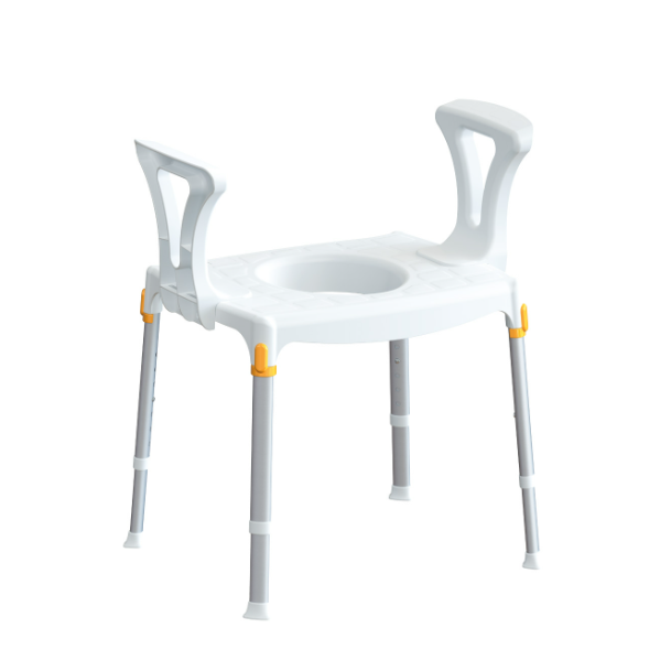 Commode Rifton Adjustable Armrest Commode/ Over Toilet with Armrests