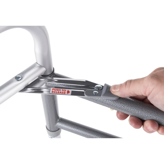 Days Bariatric Walker with Double 5" Wheels
