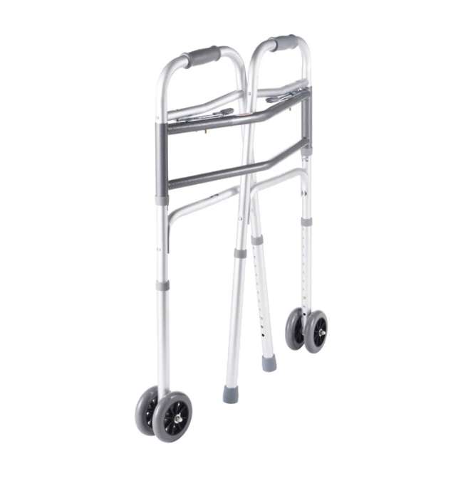Days Bariatric Walker with Double 5" Wheels
