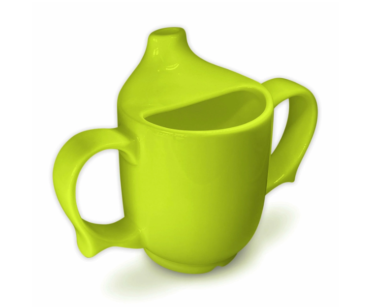 Dignity by Wade Two Handled Feeding Cup, 250ml, Green, Single