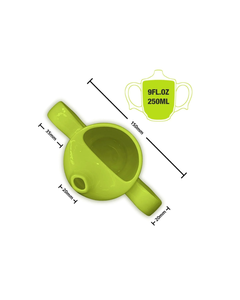 Dignity by Wade Two Handled Feeding Cup, 250ml, Green, Single