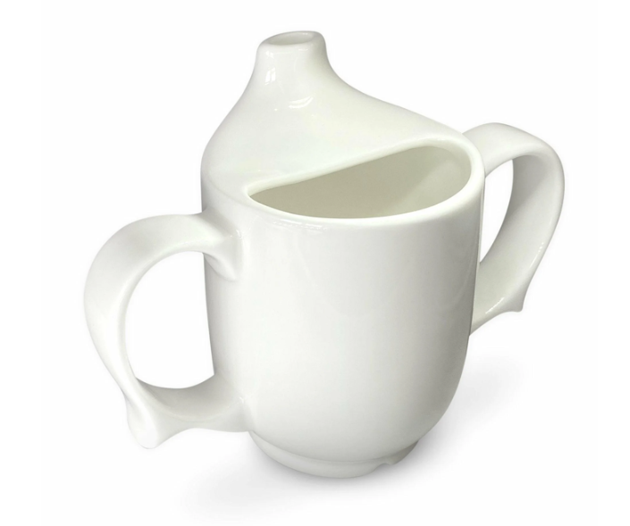 Dignity by Wade Two Handled Feeding Cup, 250ml, White, Single