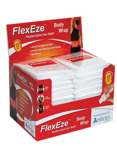 FlexEze Heat Body Wrap, Pkt:24