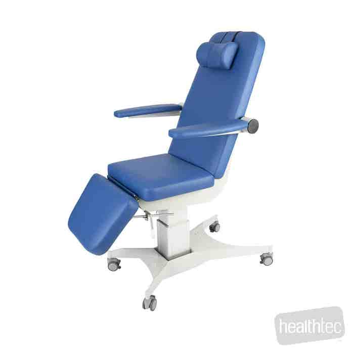 Pathology Chair Riser Healthtec Pinnacle Phlebotomy/Oncology Chair w/ Blood Arm Rest