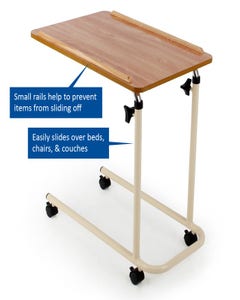 Homecraft Tilting Overbed Table with Castors