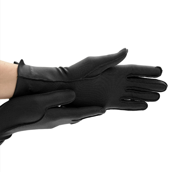 Isotoner Therapeutic Gloves (Black, Pairs), open finger