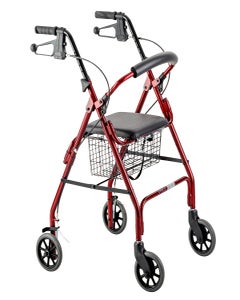 Days Seat Walker with Handbrakes and Curved Backrest, 2/ctn