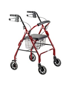 Days Seat Walker with Handbrakes and Curved Backrest, 2/ctn