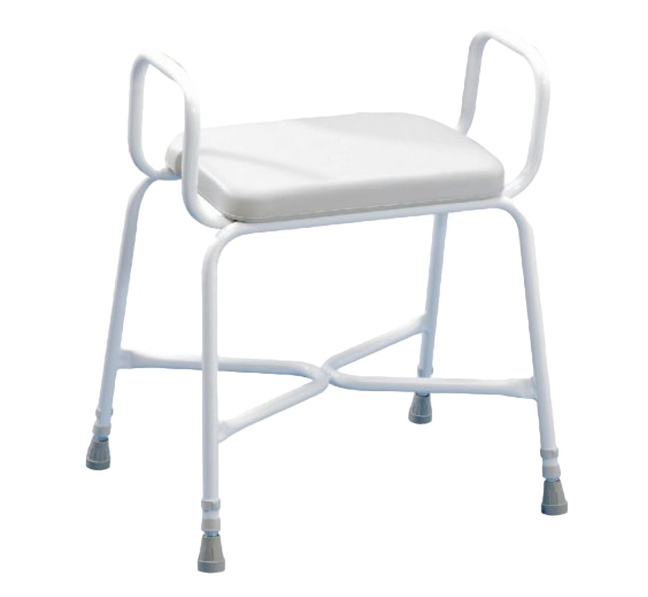 Homecraft Sherwood Plus Bariatric Shower Stool, Padded Seat, Arms, no Backrest