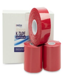 Metron K-Tape, 50mm x 5m, Red, 6/Bx