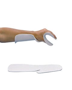 Rolyan Functional Positioning Splint, Ezeform 3.2mm Solid White, Large, 3/pack