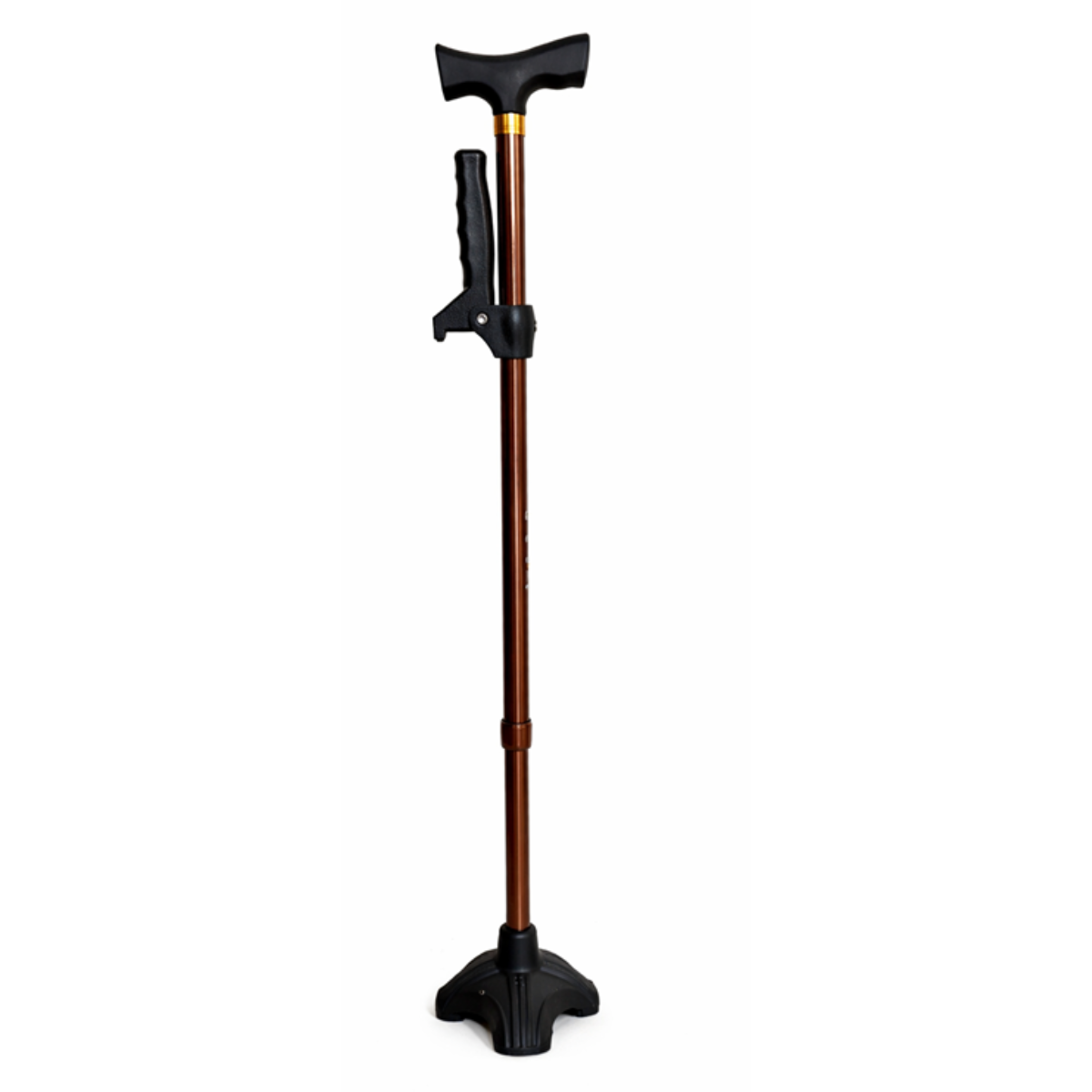 Days Sit to Stand Assist T-Handle Walking Stick with Lever, Bronze