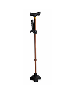 Days Sit to Stand Assist T-Handle Walking Stick with Lever, Bronze