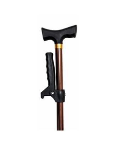 Days Sit to Stand Assist T-Handle Walking Stick with Lever, Bronze