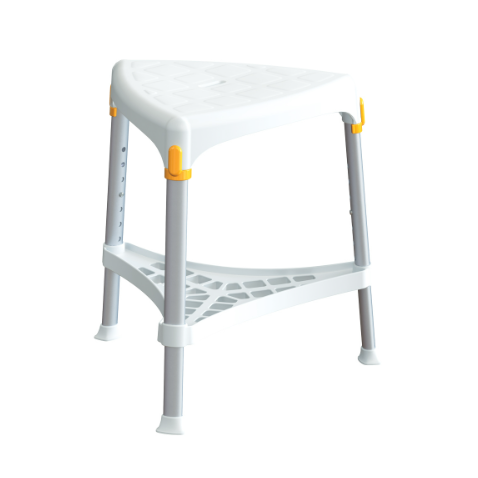 King Triangle Stool with Tray, Adjustable Height